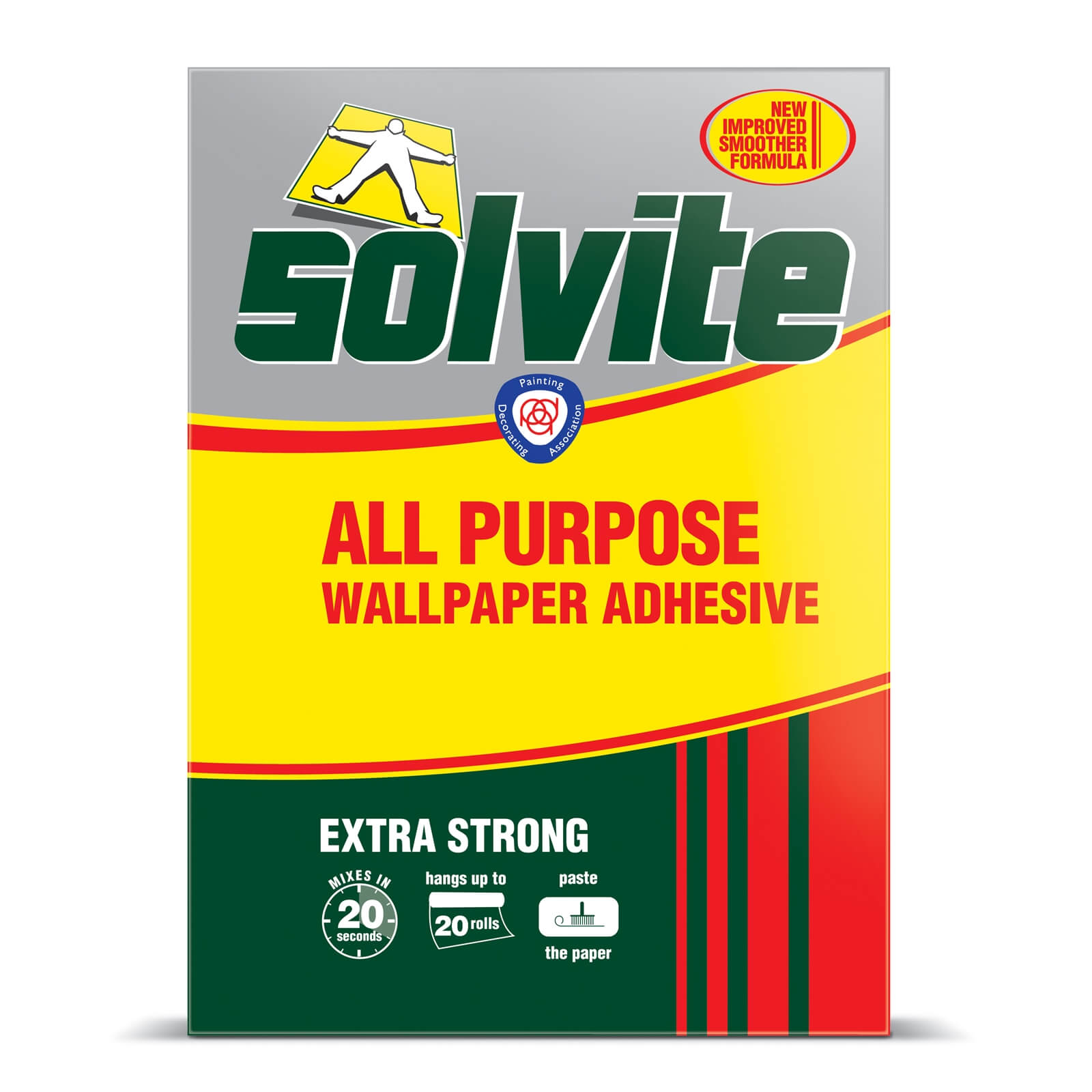 Solvite All Purpose Wallpaper Adhesive - 20 Rolls | Compare The Build