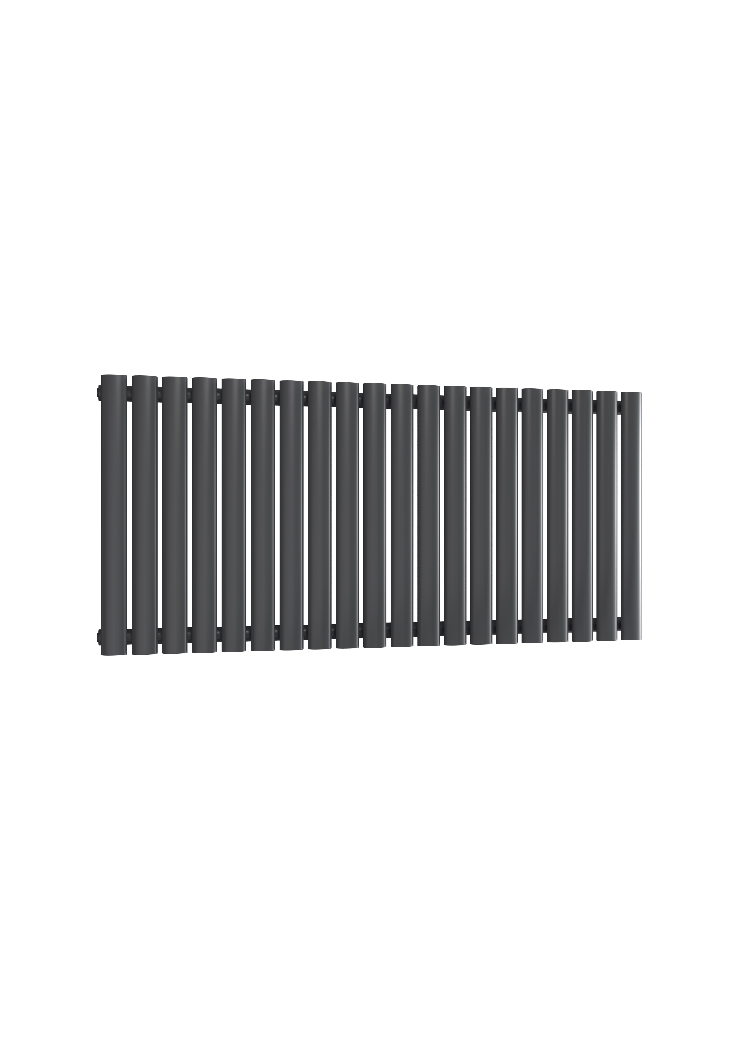 Reina Neva Horizontal Designer Radiator, Anthracite, 550mm x 1180mm Price Comparisons | Compare The Build