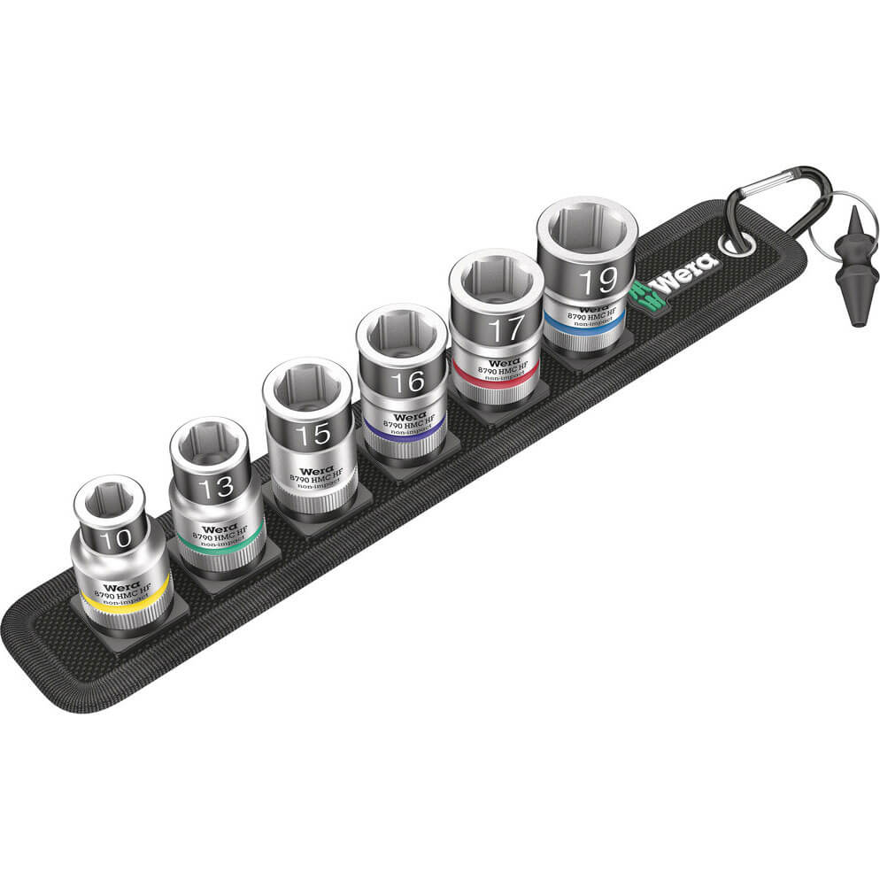 Wera 6 Piece 1/2 Drive Zyklop Bolt Holding Socket Set 1/2" | Compare The Build