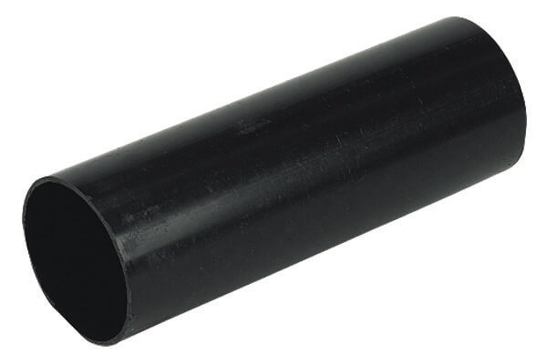 FloPlast Round Downpipe - 68mm x 5.5mtr Black Price Comparisons | Compare The Build