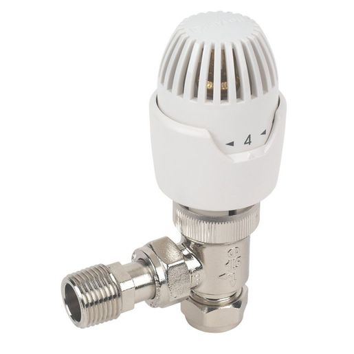 Drayton RT212 Angled Thermostatic Radiator Valve 15 mm 08 09 015 | Compare The Build