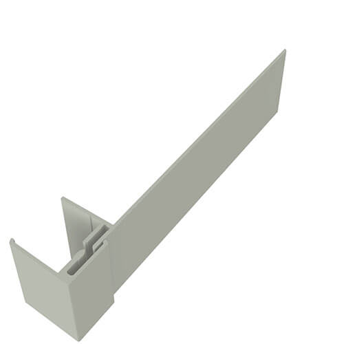 Weatherboard Cladding Reveal Liner Trim - 3mtr Misty Grey Price Comparisons | Compare The Build
