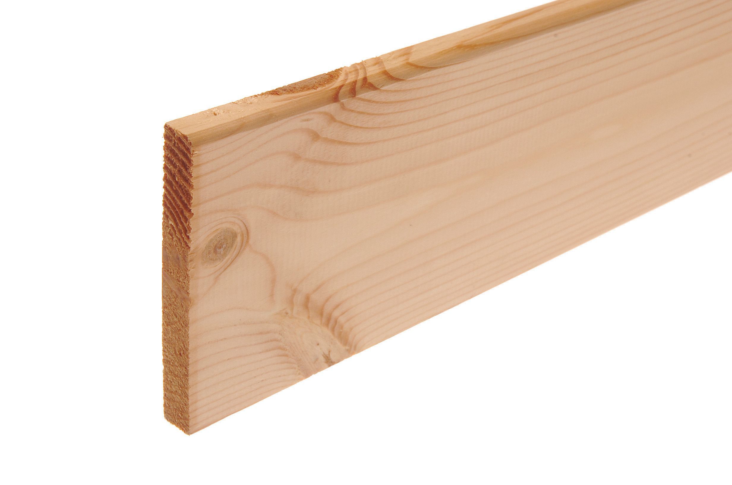 Metsä Wood Planed Pine Rounded Skirting board (L)3m (W)94mm (T)12mm, Pack of 5 Price Comparisons | Compare The Build