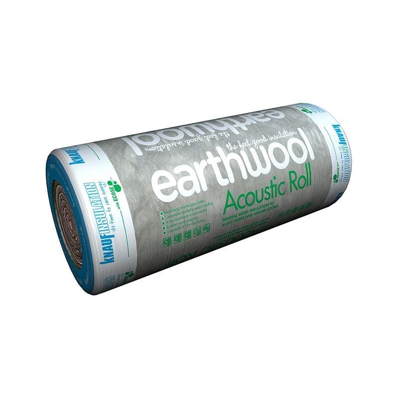 Knauf Acoustic Roll 50mm Earthwool Insulation (APR) - 16.2m2 Pack Glass Fibre 10010064-16.2m2 Price Comparisons | Compare The Build