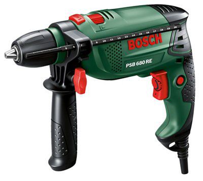 Bosch 680W 240V Corded Hammer Drill Psb680Re | Compare The Build