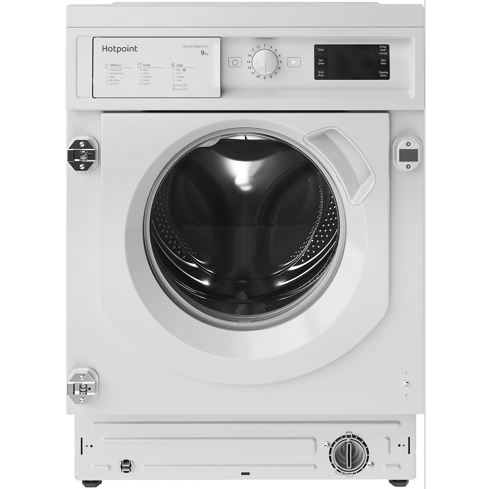 Hotpoint BIWMHG91484UK Integrated 9Kg Washing Machine with 1400 rpm - White Price Comparisons | Compare The Build