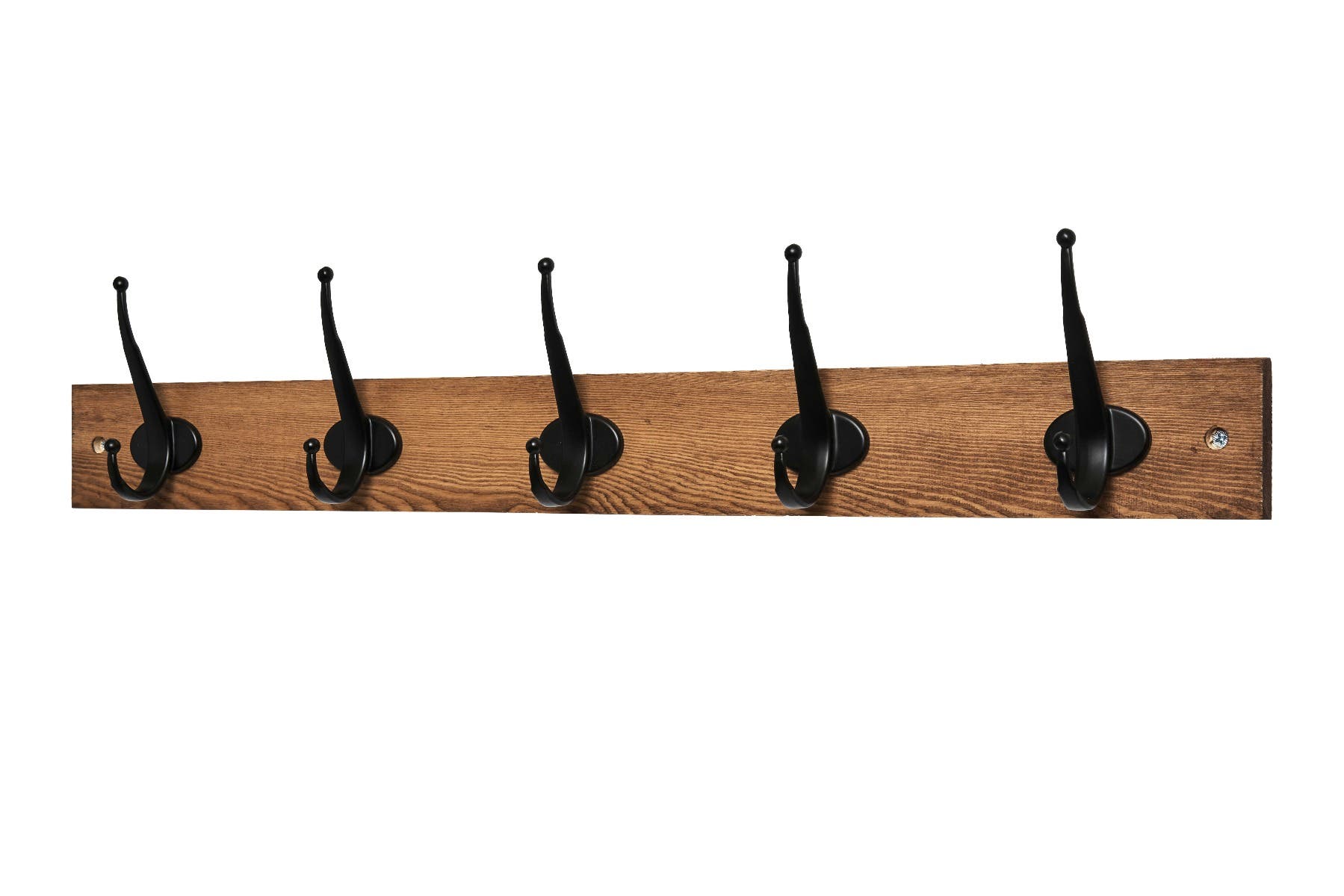 5 Vintage Black Traditional Hooks on Antique Effect Wooden Board Price Comparisons | Compare The Build