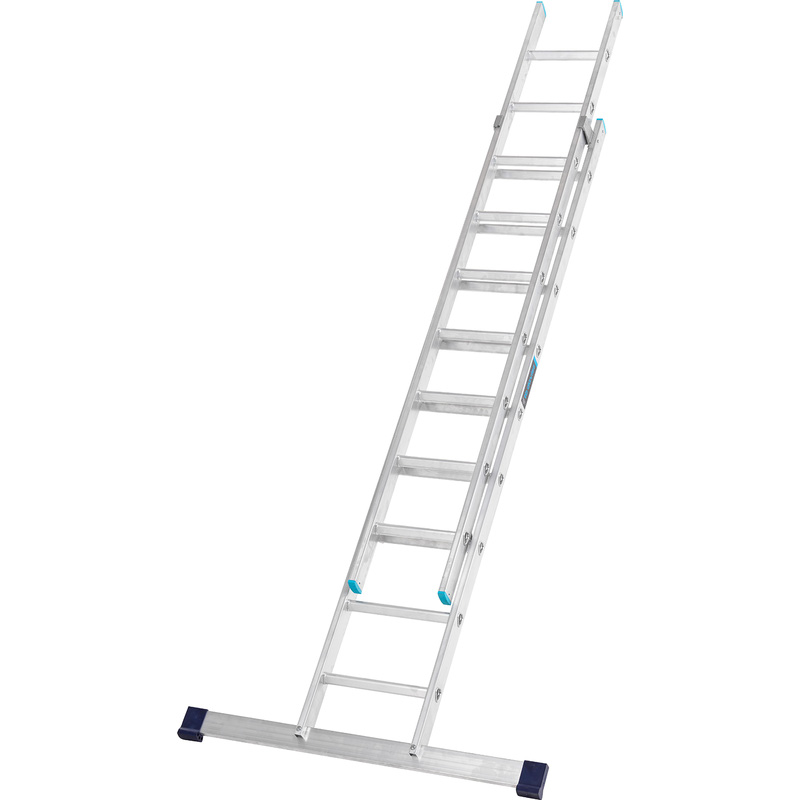 TB Davies Pro Trade Double Extension Ladder 2.5m Rubber Price Comparisons | Compare The Build