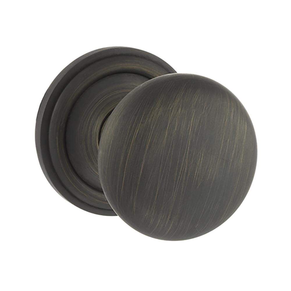 Atlantic Old English Harrogate Solid Brass Mushroom Mortice Knob on Concealed Fix Rose - Urban Bronze Atlantic UK OE58MMKUB | Compare The Build