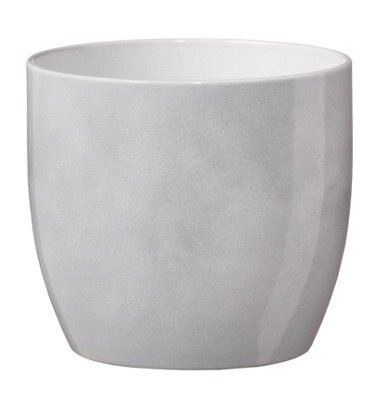 Soendgen Keramik Laleh Brushed White Ceramic Mottled Plant Pot (Dia)17.1Cm Price Comparisons | Compare The Build