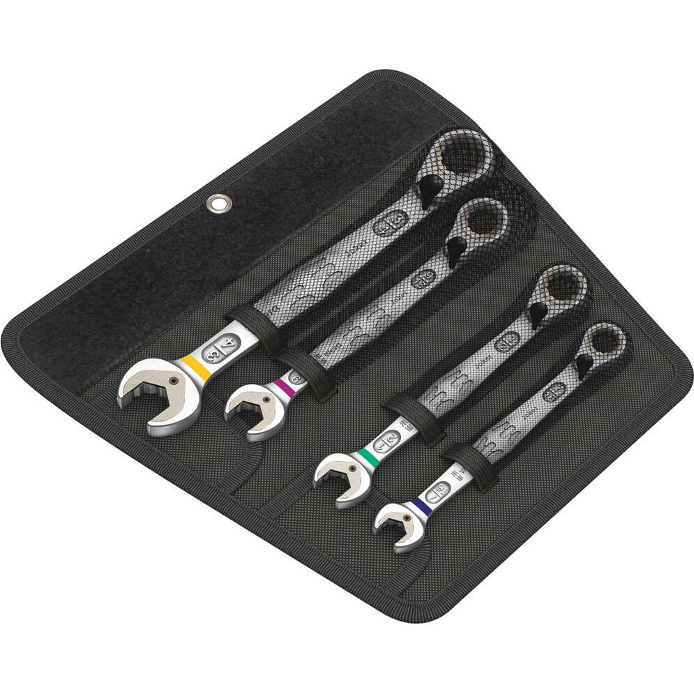 Wera 4 Piece Joker Combination Ratchet Spanner Set Price Comparisons | Compare The Build