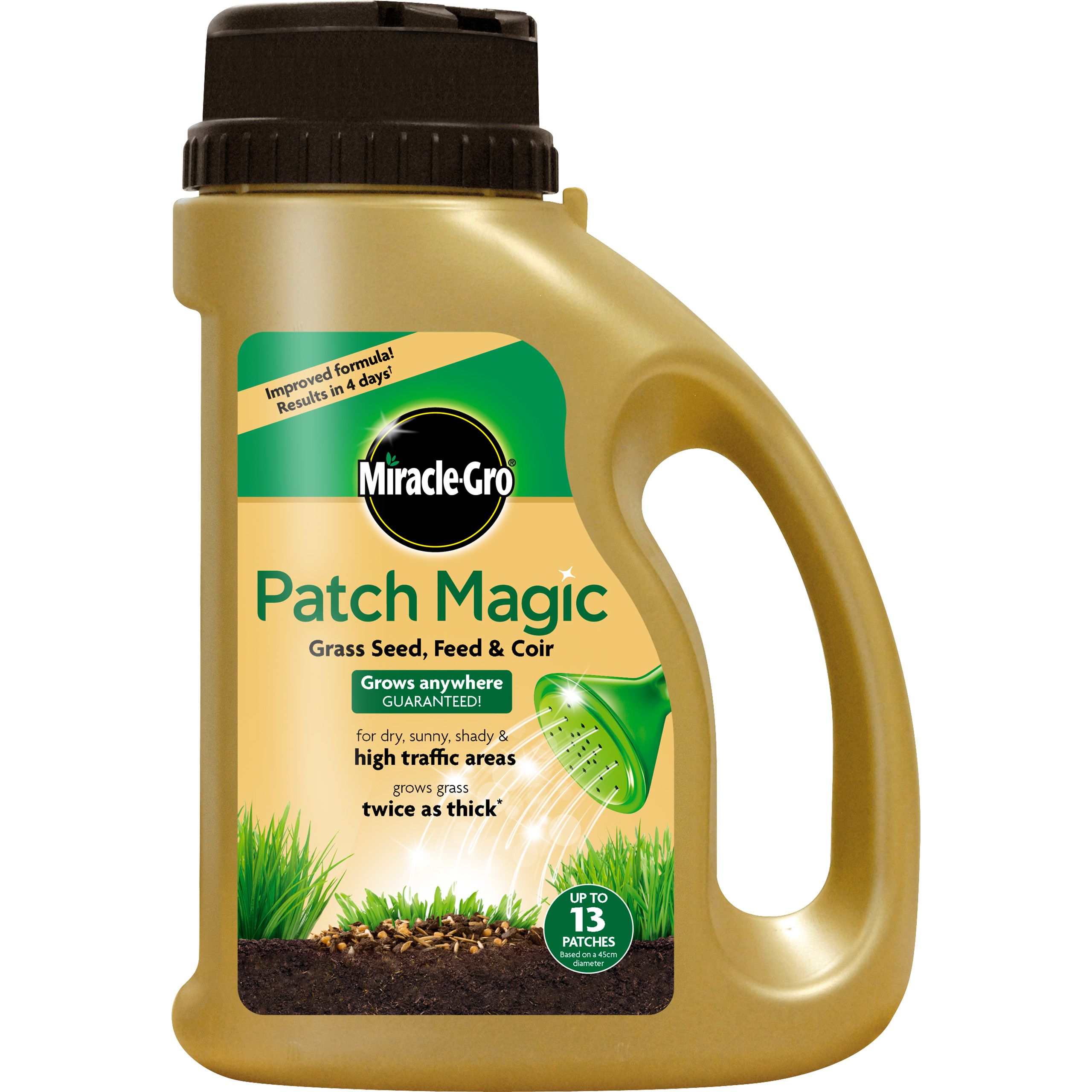 Miracle-Gro Patch Magic Lawn Patch Repairer 13M² 1L 1Kg Price Comparisons | Compare The Build