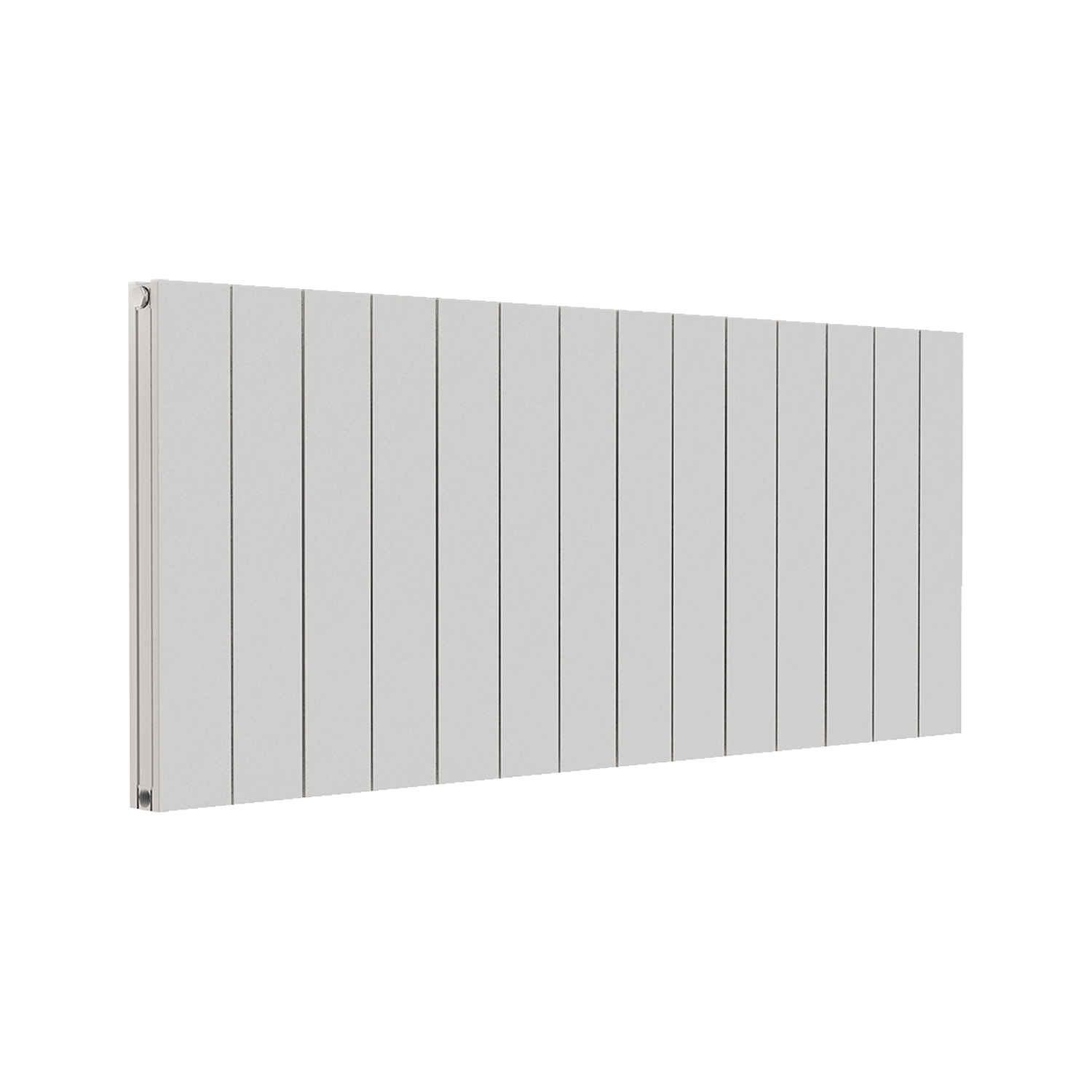 Towelrads Ascot Aluminium Horizontal Radiator, White, 600mm x 1432mm - Double Panel Price Comparisons | Compare The Build