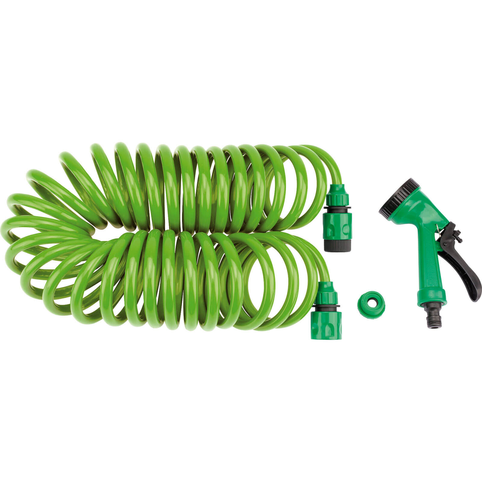 Draper Recoil Hose and Spray Gun Set 3/8" / 9.5mm 10m Green Price Comparisons | Compare The Build