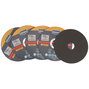 Wickes Masonry Flat Cutting Disc 115mm - Pack of 5 | Compare The Build