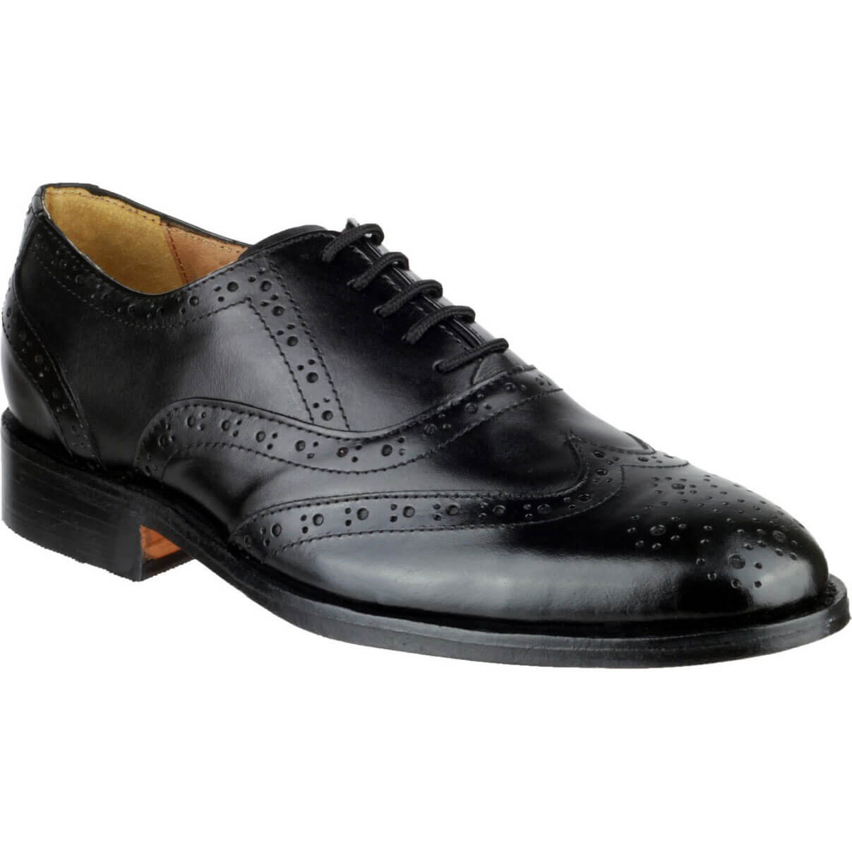 Amblers Ben Leather Soled Oxford Brogue Black Size 14 Price Comparisons | Compare The Build