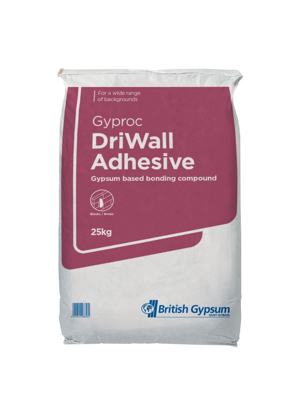 Driwall Plasterboard Adhesive 25Kg Bag Price Comparisons | Compare The Build