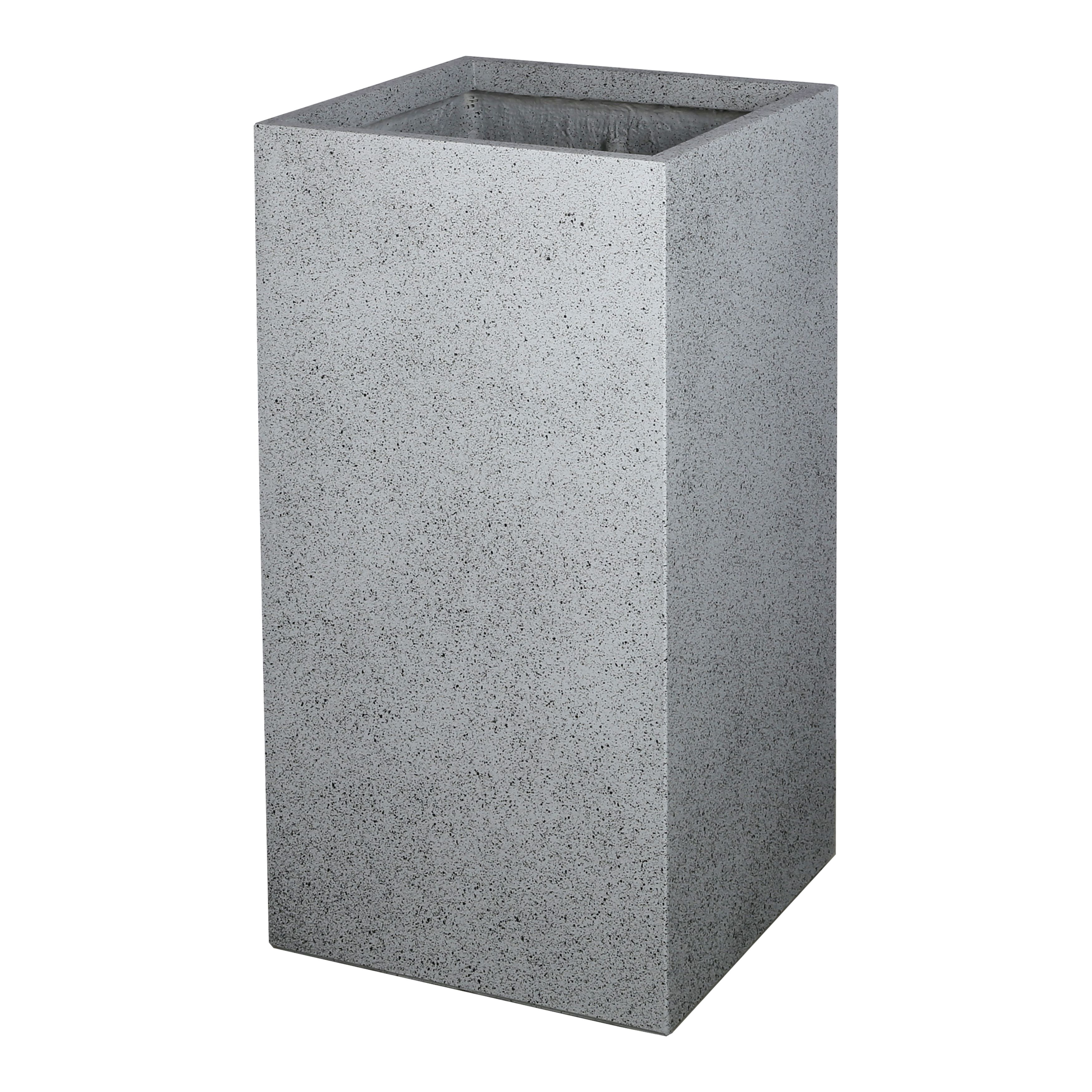 Verve Abava Grey Terrazzo Square Planter 41Cm Price Comparisons | Compare The Build