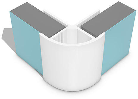 Multipanel External Corner Profile Type B White - MPEAWH | Compare The Build