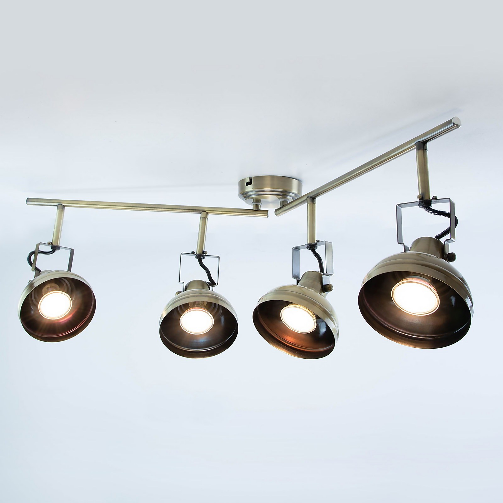 Verve Design Antique Brass Ditavon 4 x 35W Spotlight Price Comparisons | Compare The Build