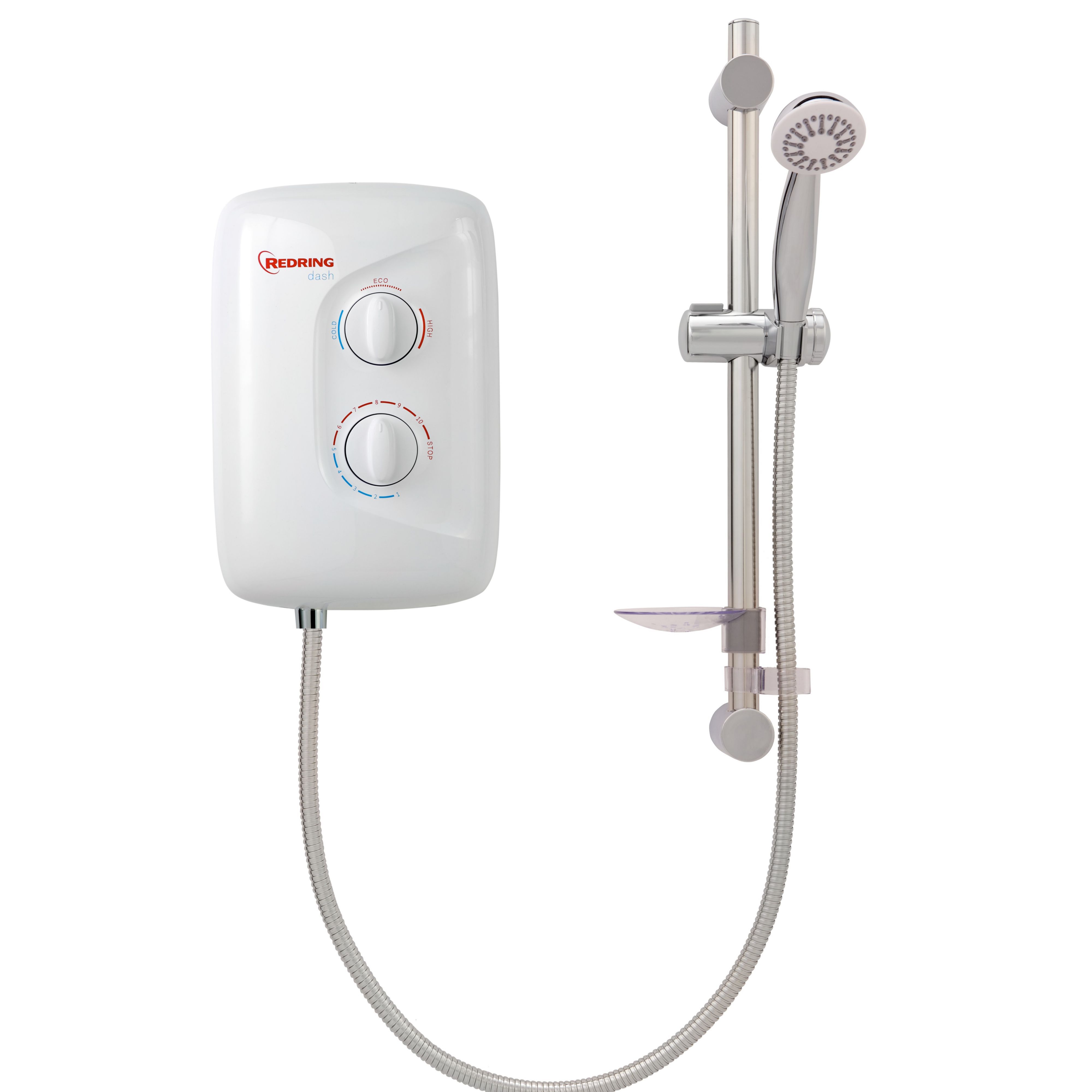 Redring Dash Plus Gloss White Electric Shower, 8.5 Kw Price Comparisons | Compare The Build