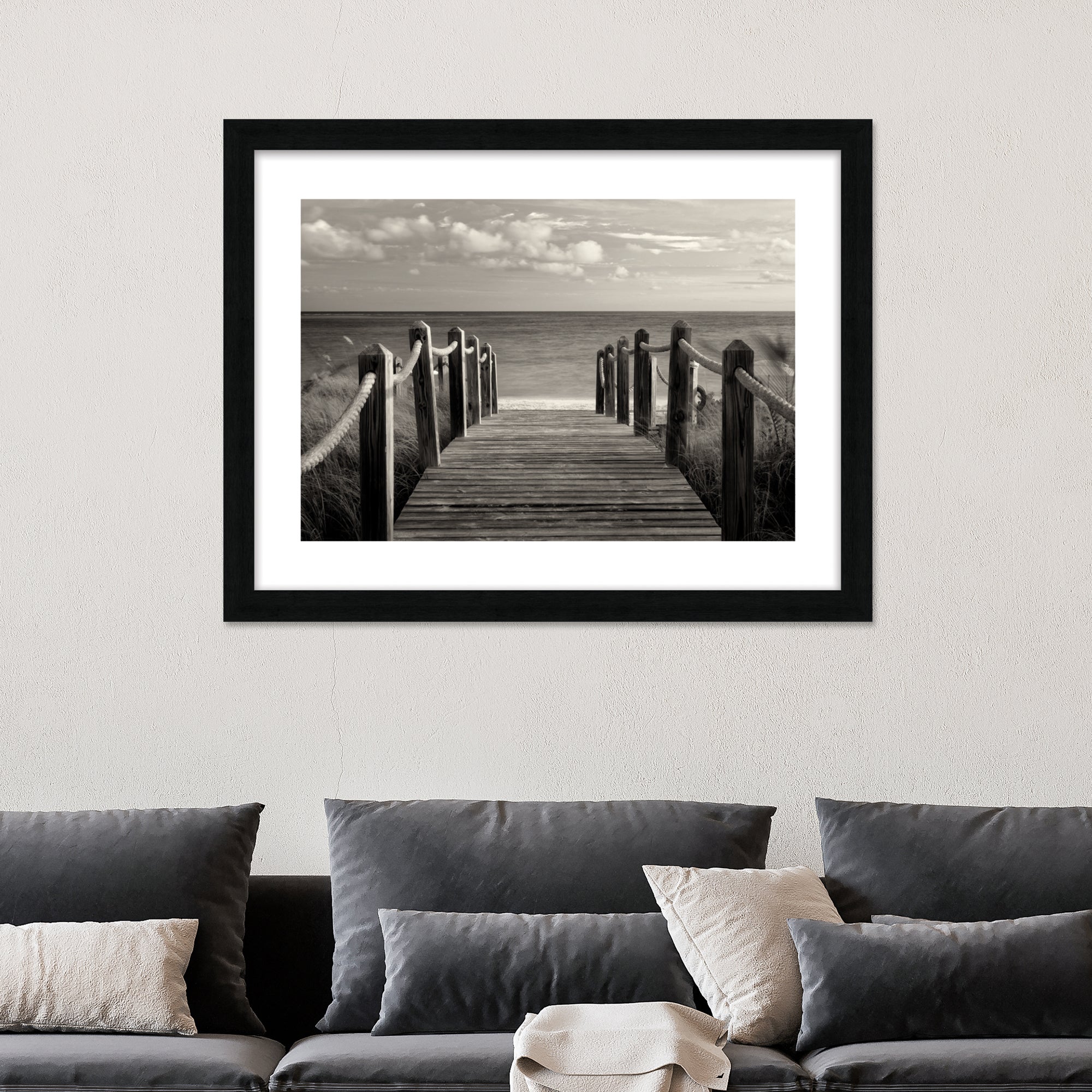 The Art Group Pathway To Paradise Framed Print Black and white Price Comparisons | Compare The Build