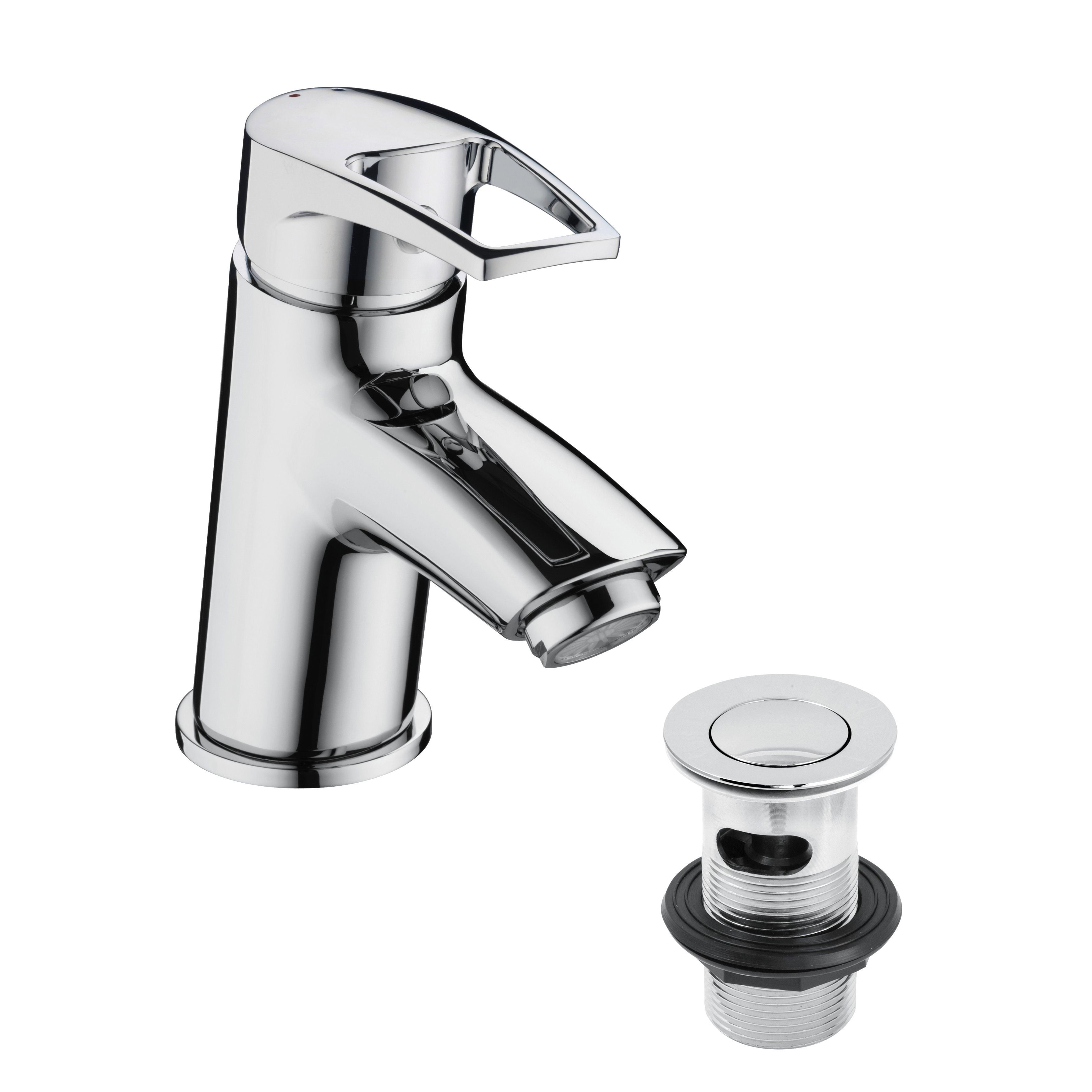 Bristan Mercury 1 Lever Chrome Effect Contemporary Basin Mixer Tap Price Comparisons | Compare The Build