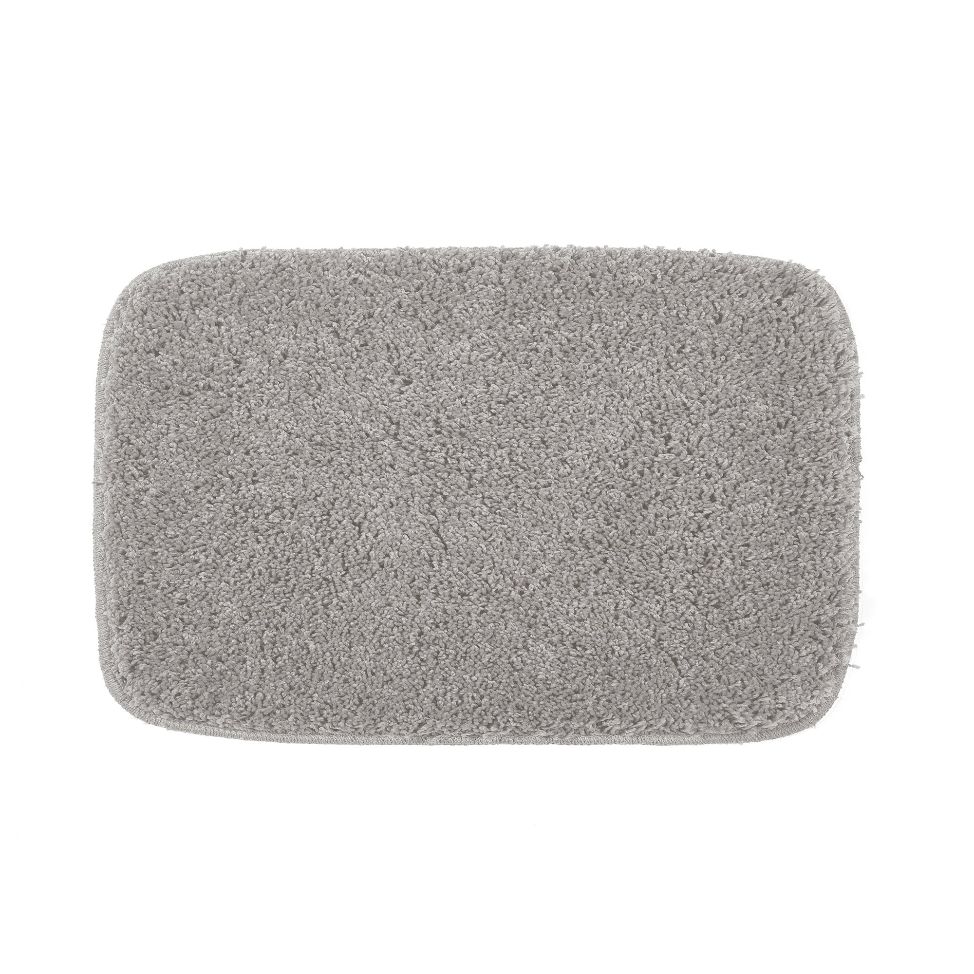 Buddy Bath Antibacterial Ghost Grey Large Bath Mat Grey Price Comparisons | Compare The Build