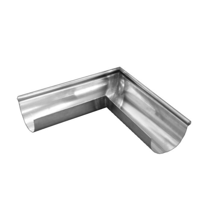 Zinc Gutta Half Round Standard Gutter 135 Degree External Corner Zinc Grey SRCE135Z Price Comparisons | Compare The Build
