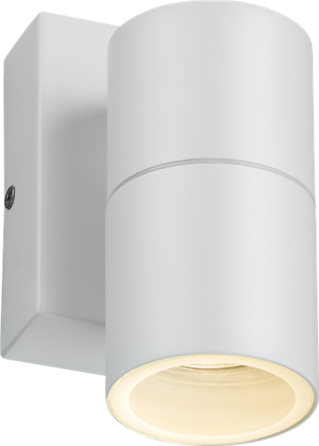 KnightsBridge 230V IP54 GU10 Fixed Single Wall Light with Photocell Sensor - White Price Comparisons | Compare The Build