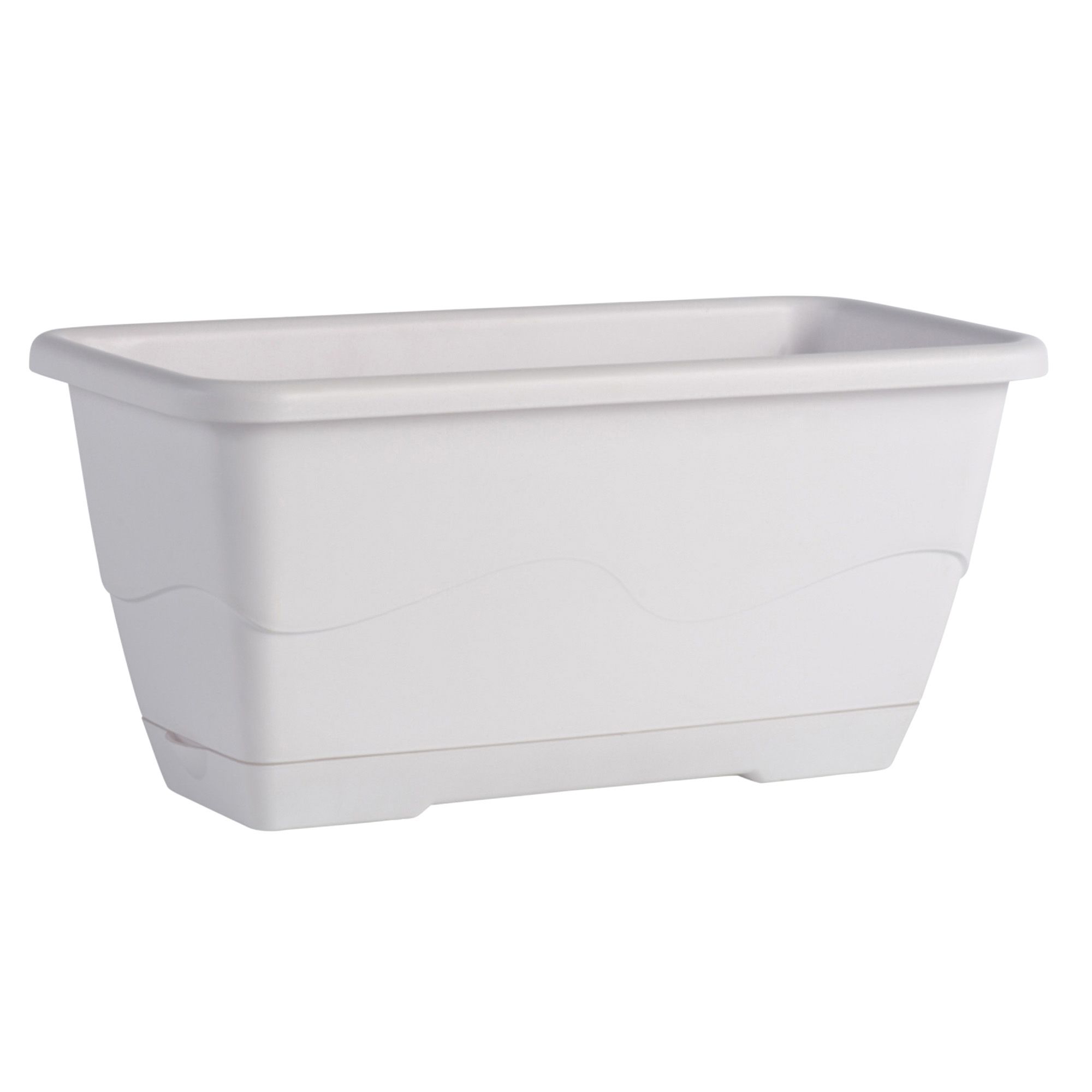 Verve Roe Rectangular White Trough (H)180mm Price Comparisons | Compare The Build