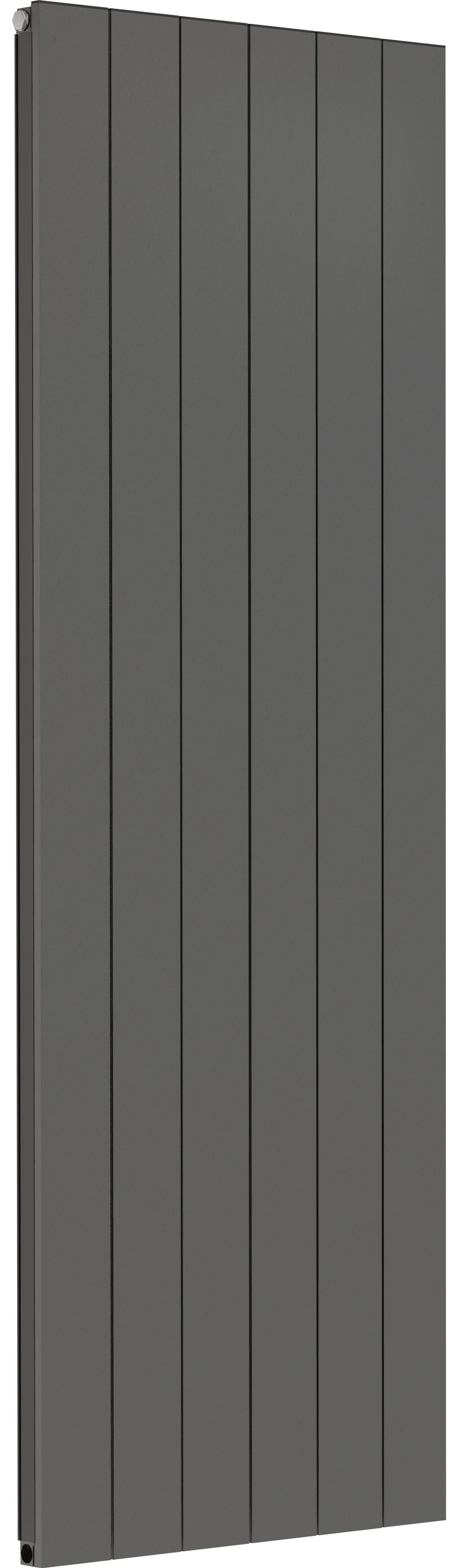 Towelrads Ascot Aluminium Vertical Radiator, Anthracite, 1800mm x 612mm | Compare The Build