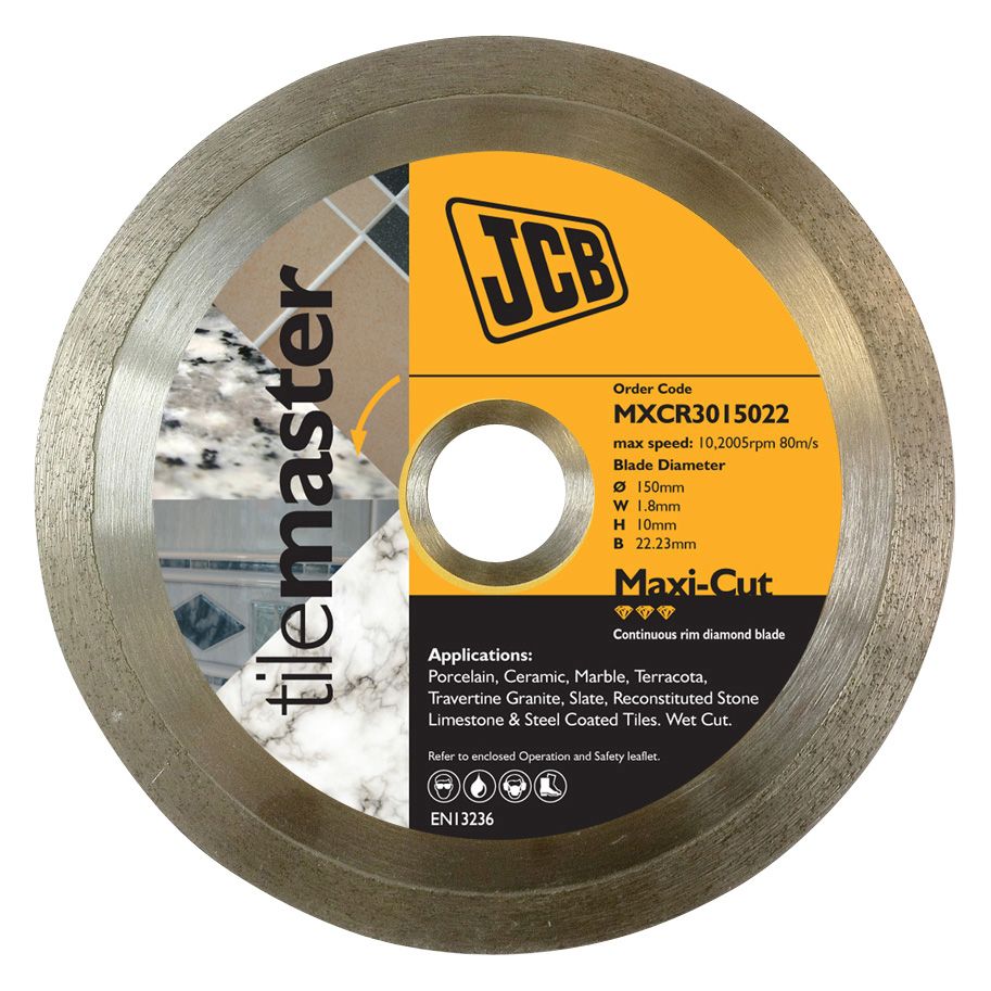 Jcb (Dia)150mm Continuous Rim Diamond Blade Of 1 Price Comparisons | Compare The Build