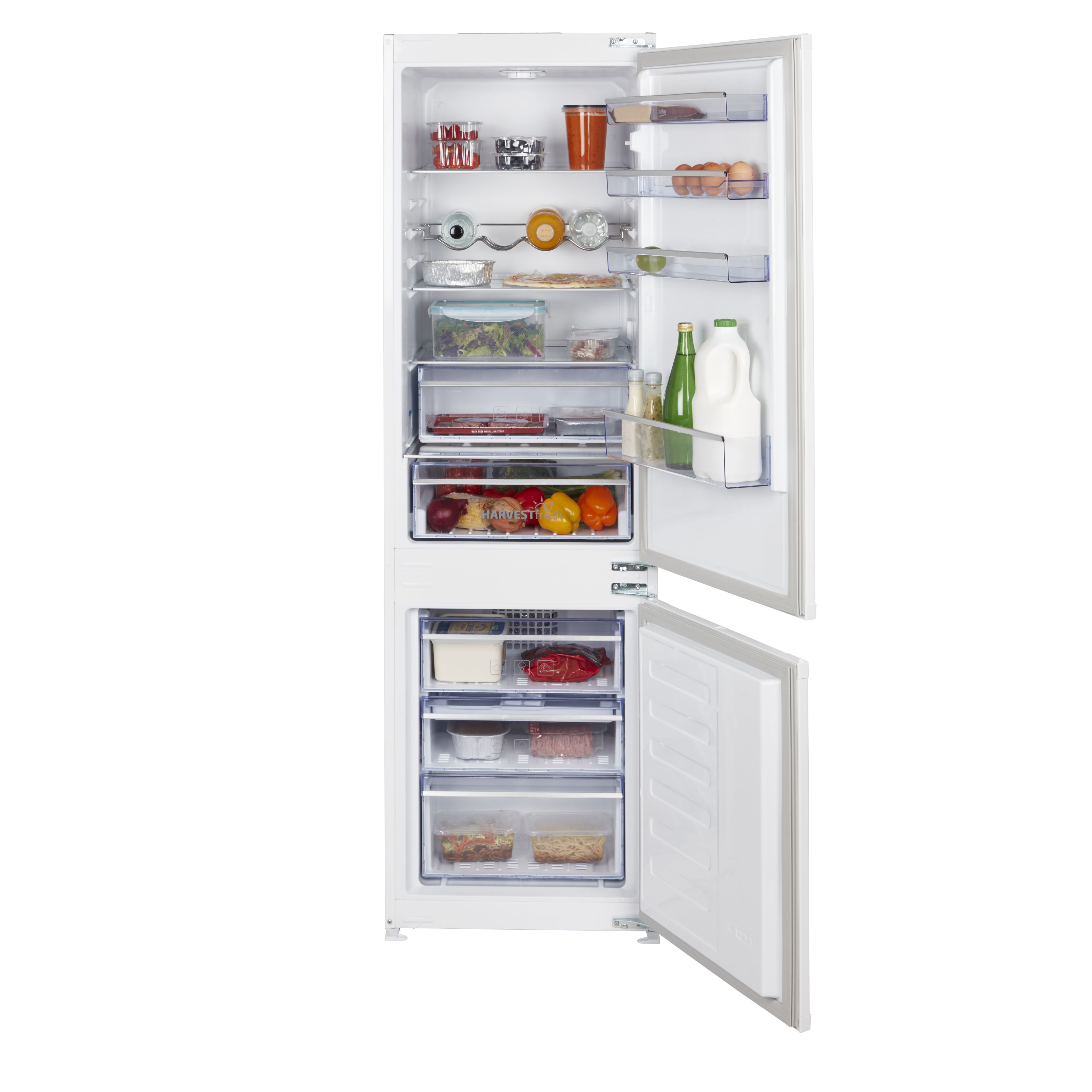 Beko Icqfvd373 70:30 White Integrated Fridge Freezer Price Comparisons | Compare The Build