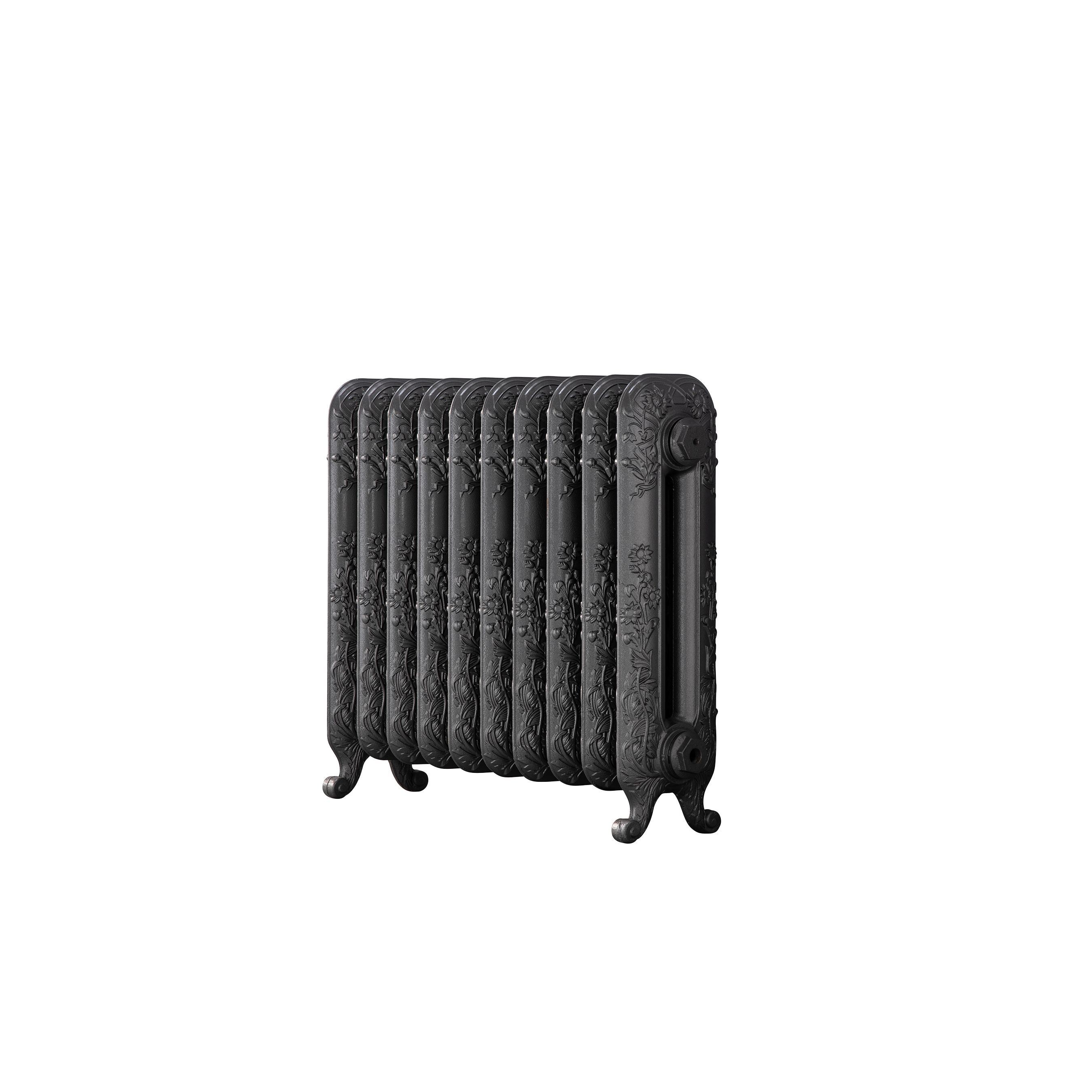 Arroll Daisy Cast Iron Grey 10 Column Radiator, (W)684mm X (H)597mm | Compare The Build