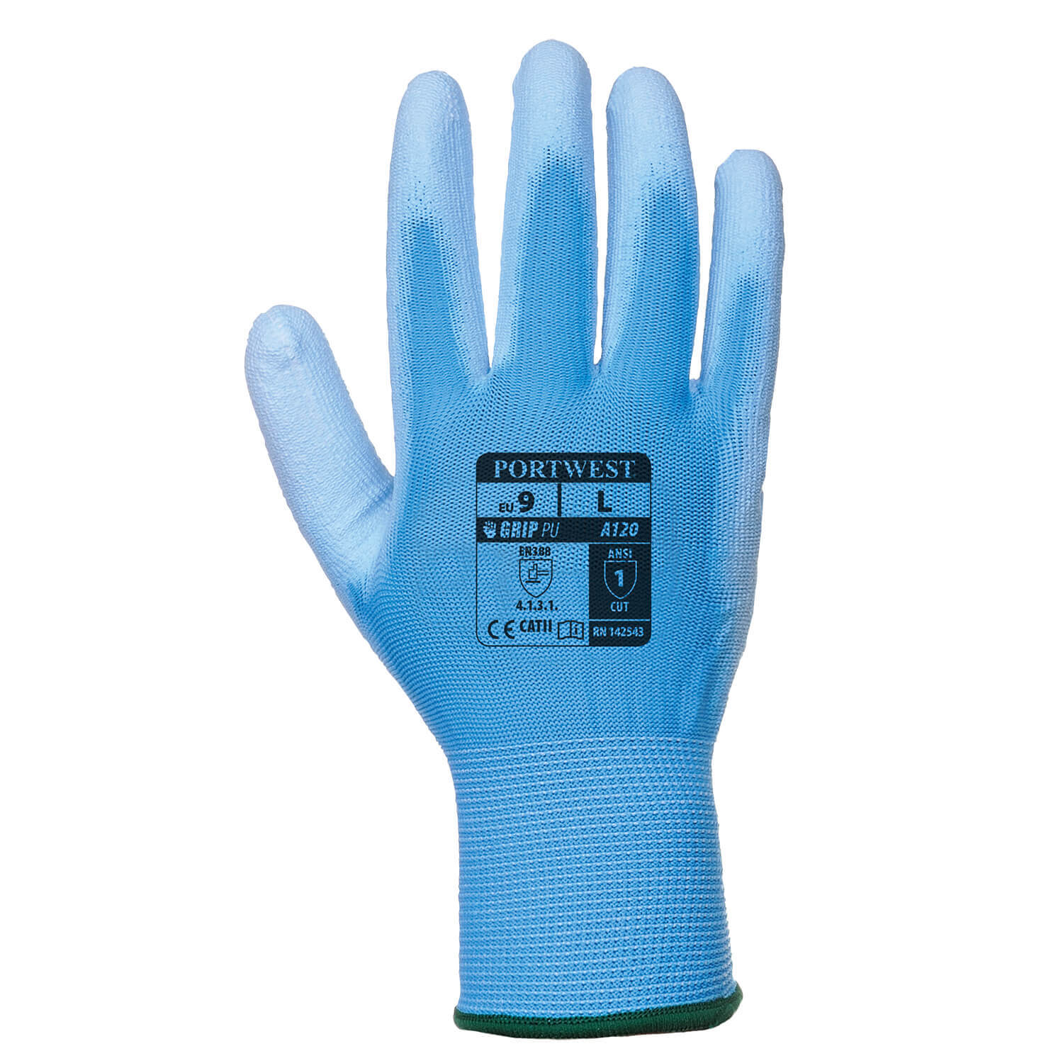 Portwest PU Palm General Handling Grip Gloves Blue 2XL Price Comparisons | Compare The Build