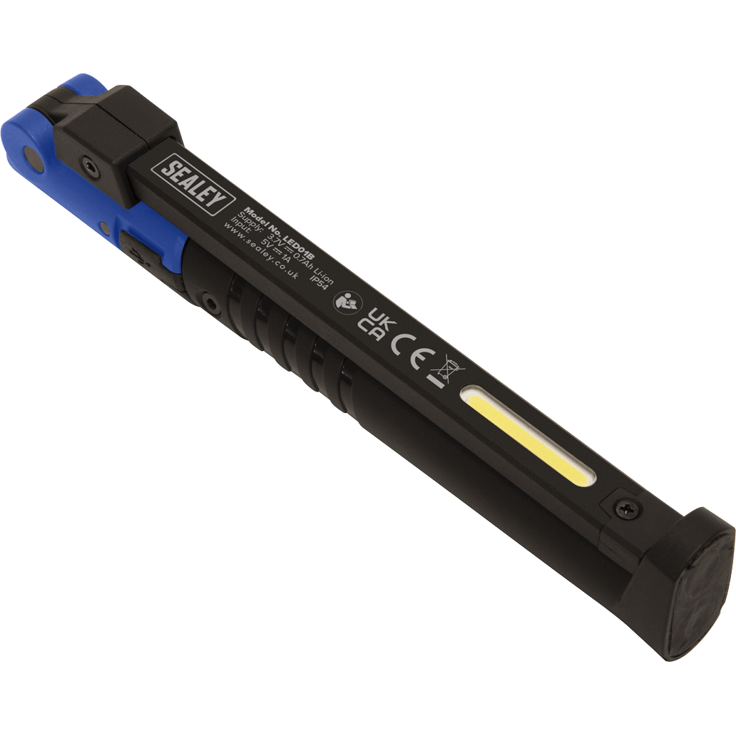 Sealey Rechargable Folding Pocket Inspection Light Blue Price Comparisons | Compare The Build