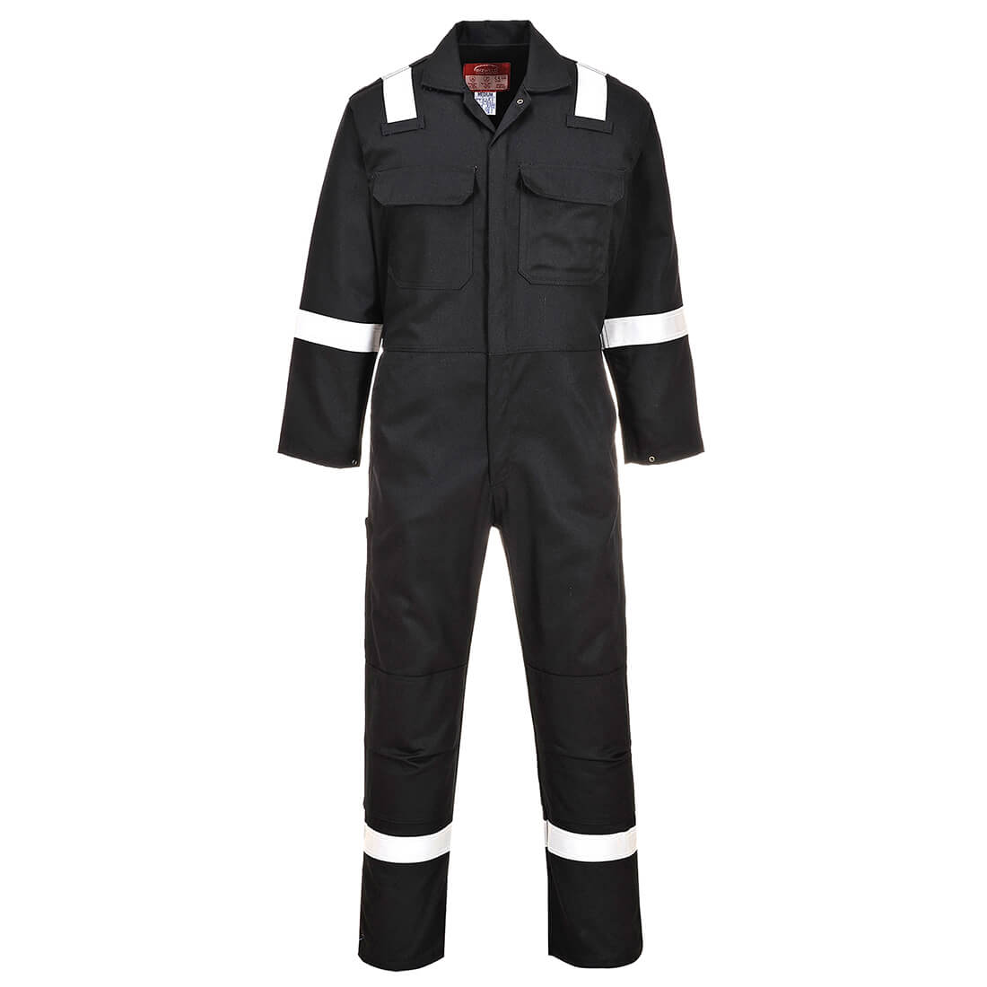 Biz Weld Mens Iona Flame Resistant Coverall Black XL 32" | Compare The Build