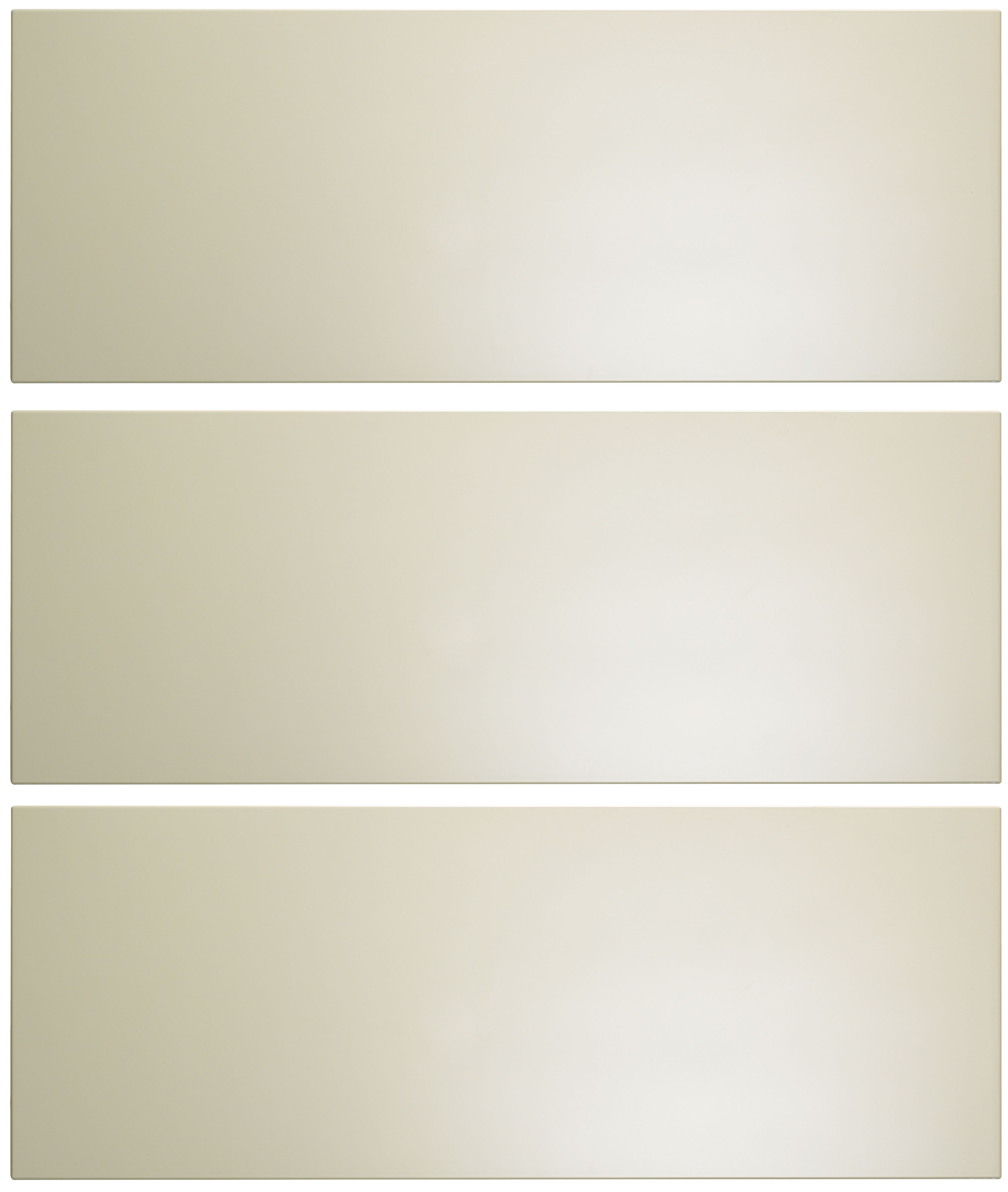 Form Cream Gloss Drawer Fronts (H)221mm (W)497mm Price Comparisons | Compare The Build