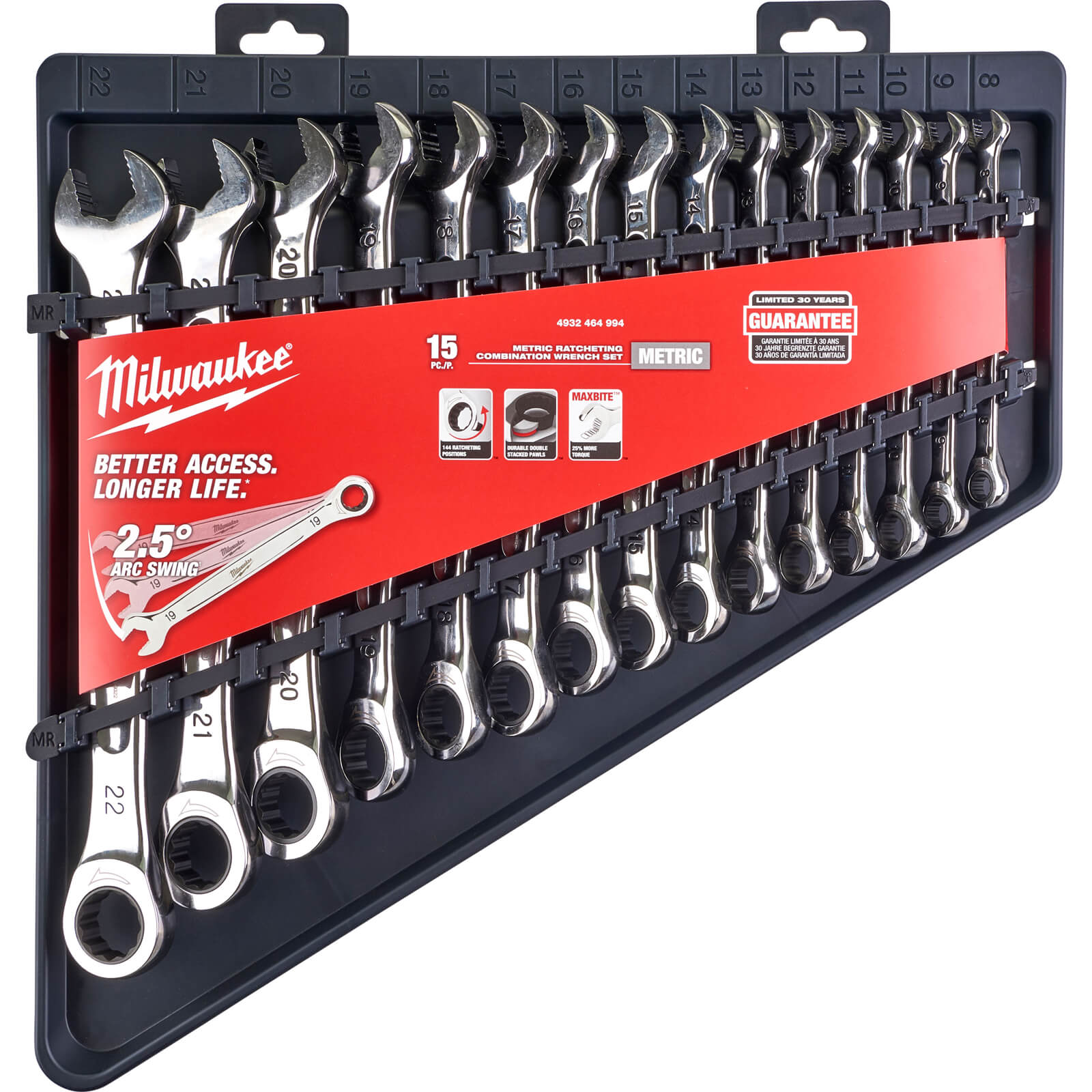 Milwaukee 15 Piece Max Bite Ratcheting Combination Spanner Set Metric Price Comparisons | Compare The Build