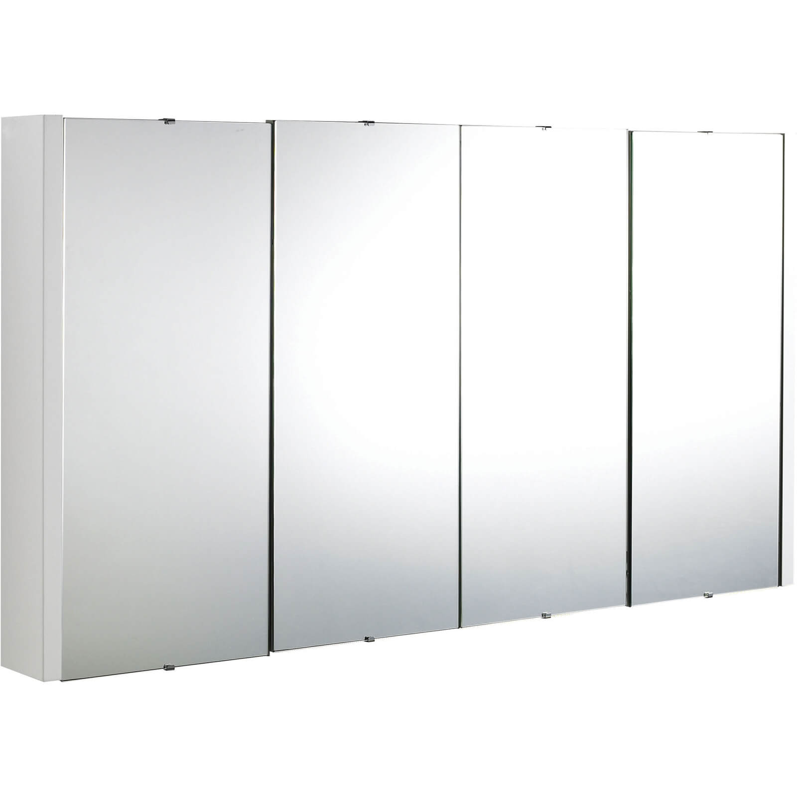 Balterley Bianca 1200mm Mirror Cabinet - Gloss White Price Comparisons | Compare The Build