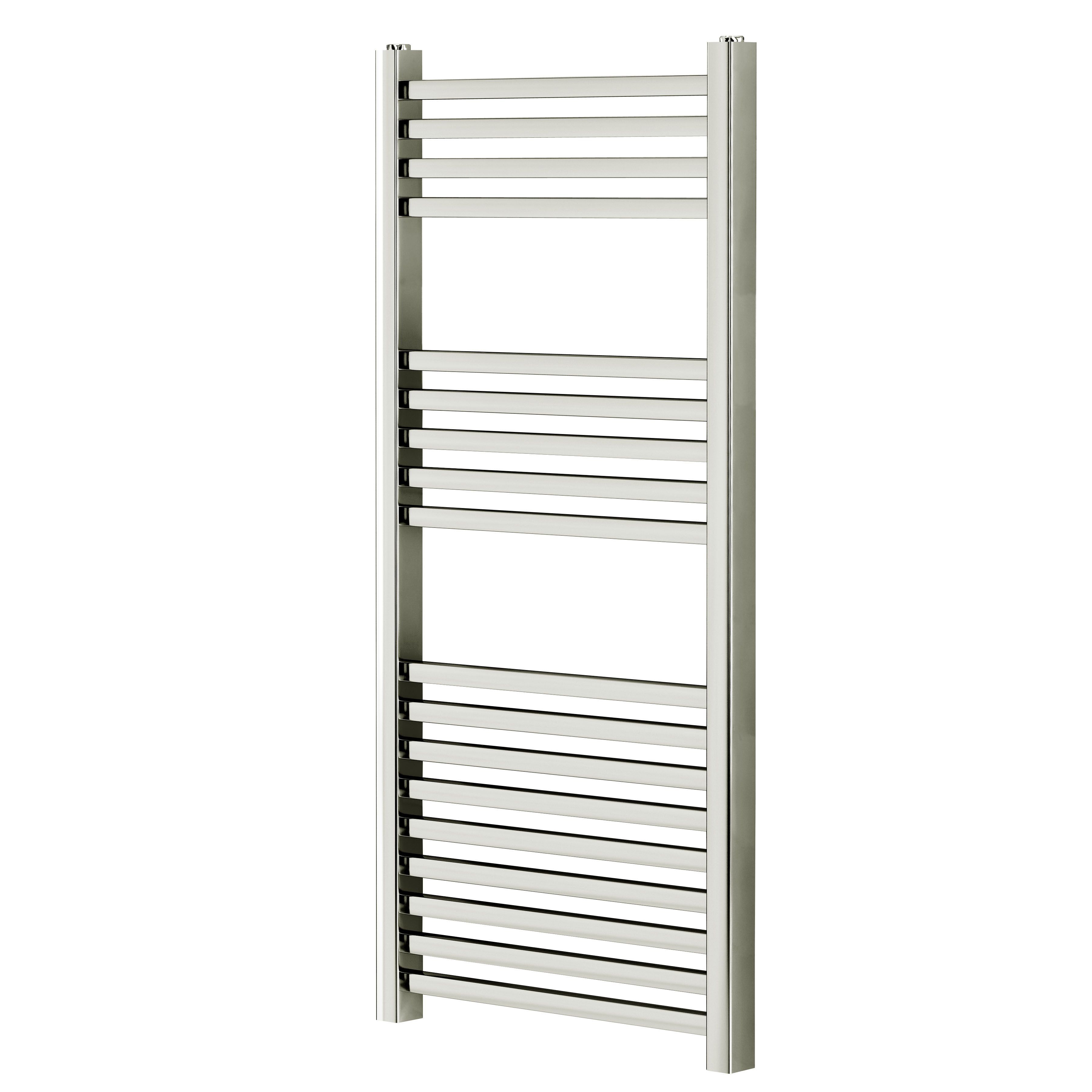 Blyss Petworth Chrome Flat Towel Warmer (W)450mm X (H)974mm Price Comparisons | Compare The Build