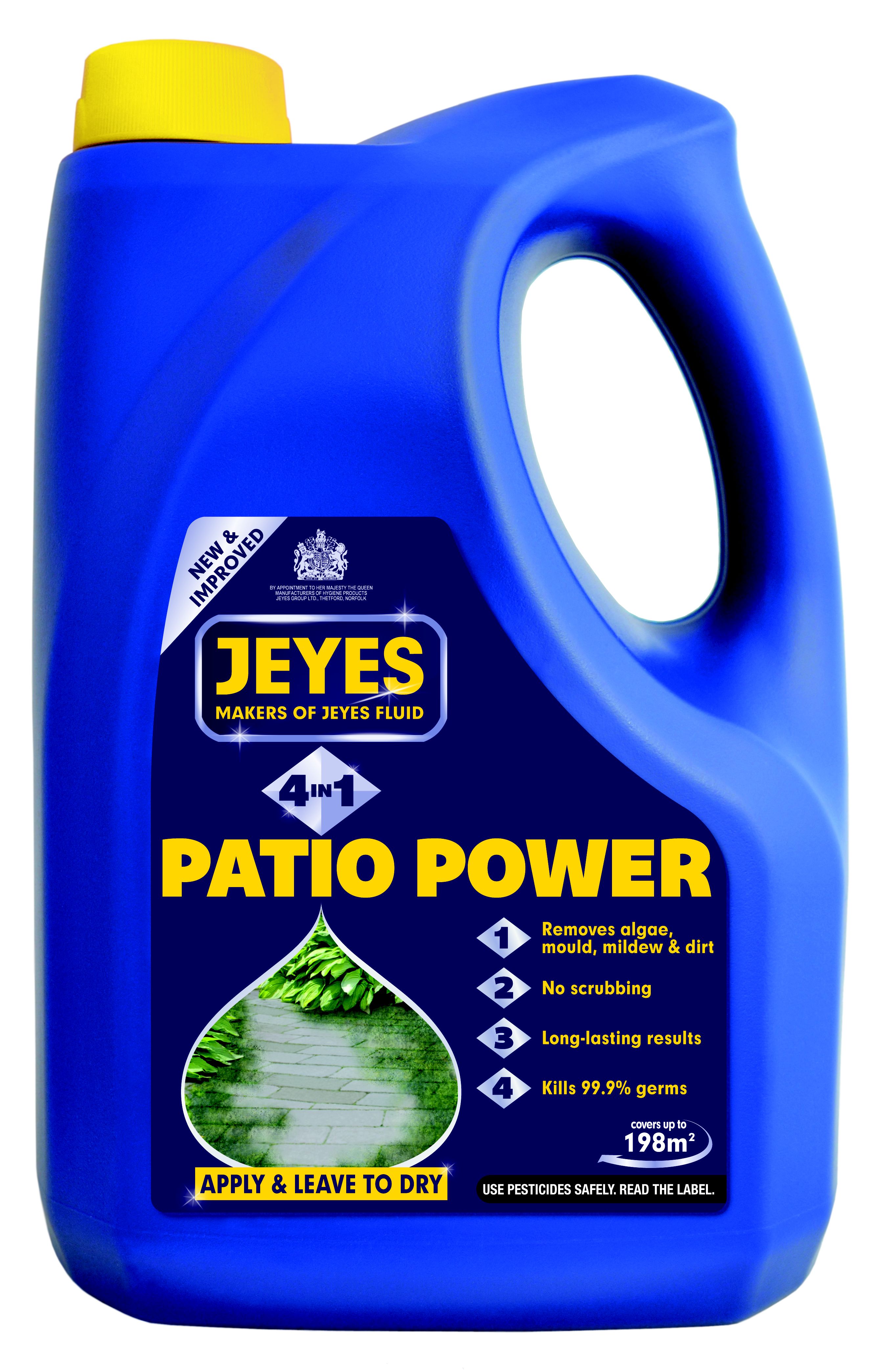 Jeyes 4-In-1 Patio Power Patio Cleaner, 4L Bottle | Compare The Build