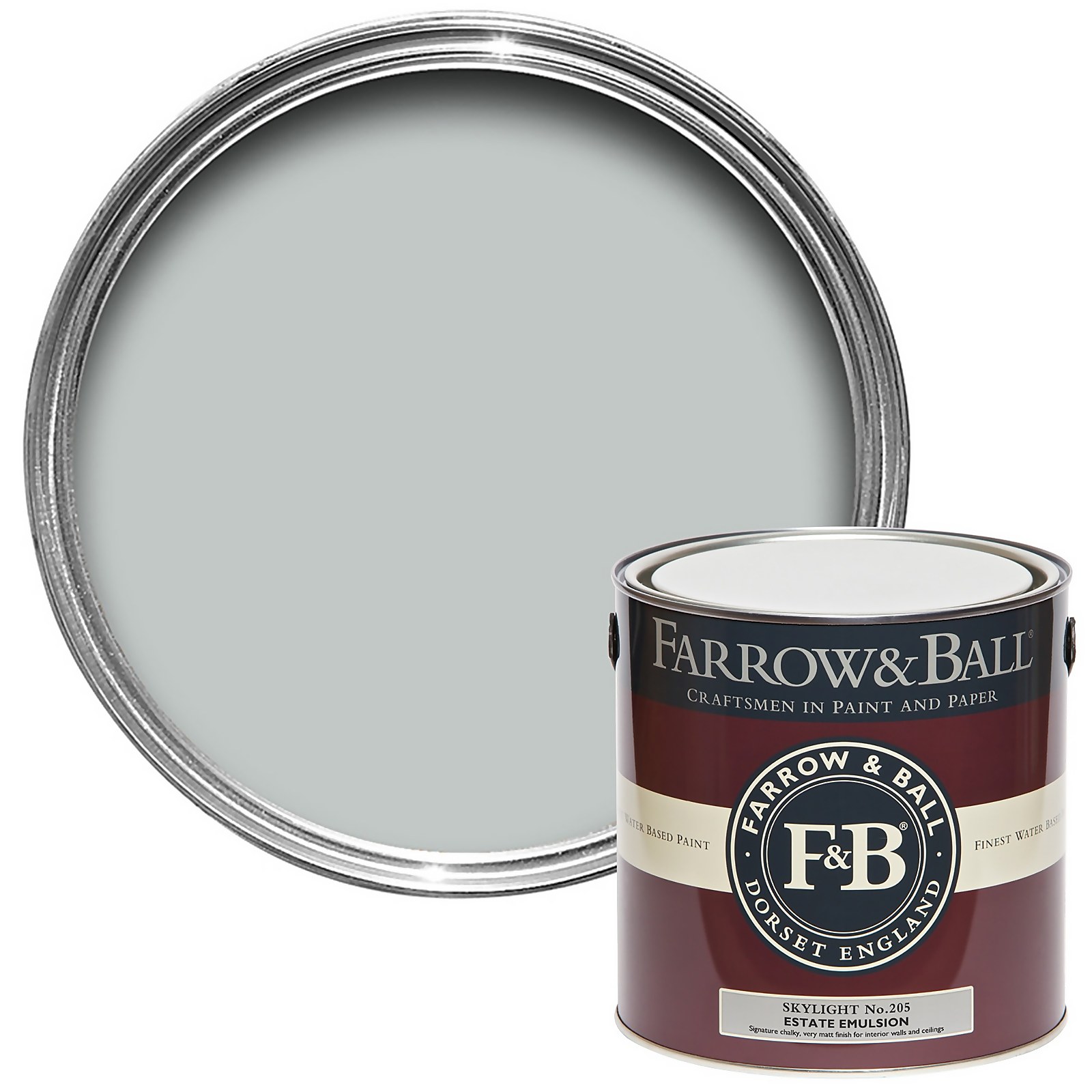Farrow & Ball Estate Emulsion Paint Skylight - 2.5L Price Comparisons | Compare The Build