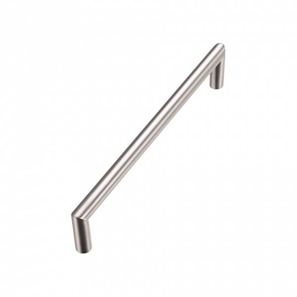 Satin Stainless Steel Mitred Pull Handle - Bolt Through Single Flanged 600mm x 19mm Price Comparisons | Compare The Build