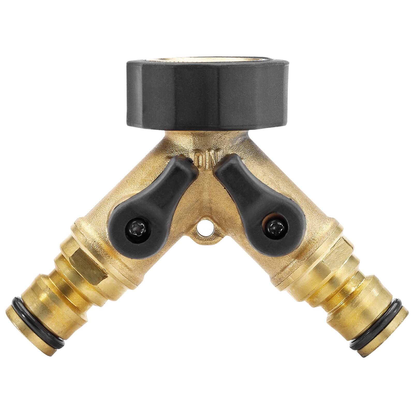 Draper Expert Brass 2 Way Flow Control Tap Connector 3/4" / 19mm Pack of 1 Price Comparisons | Compare The Build