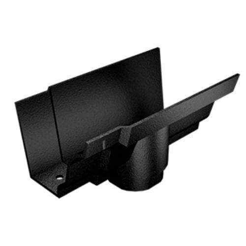 Cast Aluminium No46 Ogee Gutter Running Outlet - 125mm x 76mm Black Price Comparisons | Compare The Build