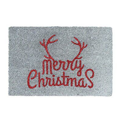 Multicolour Merry Christmas Door Mat, 60Cm X 40Cm Price Comparisons | Compare The Build