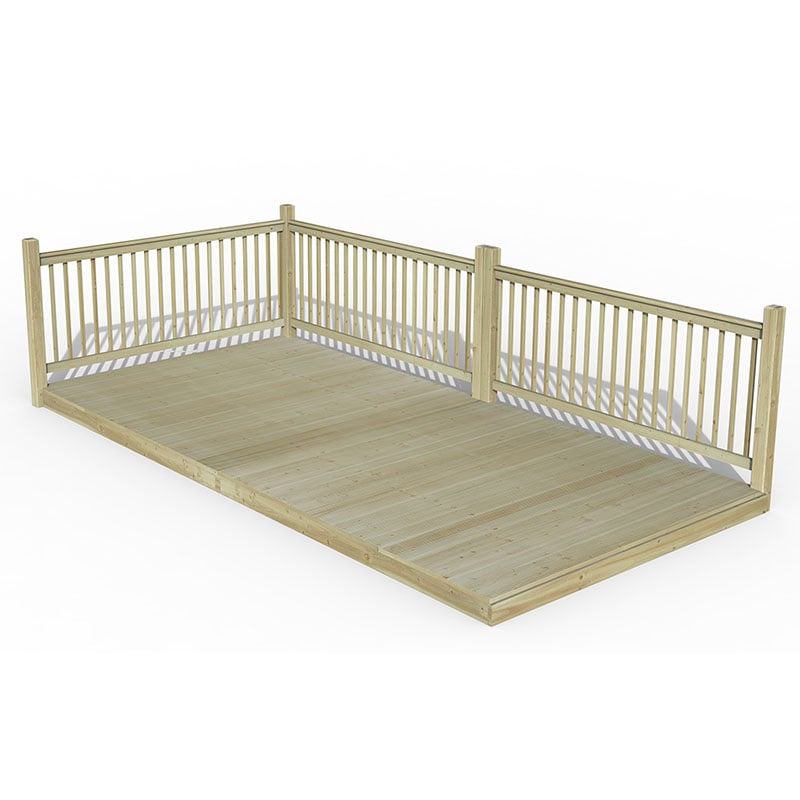 8' x 16' Forest Patio Deck Kit No. 5 (2.4m x 4.8m) Price Comparisons | Compare The Build