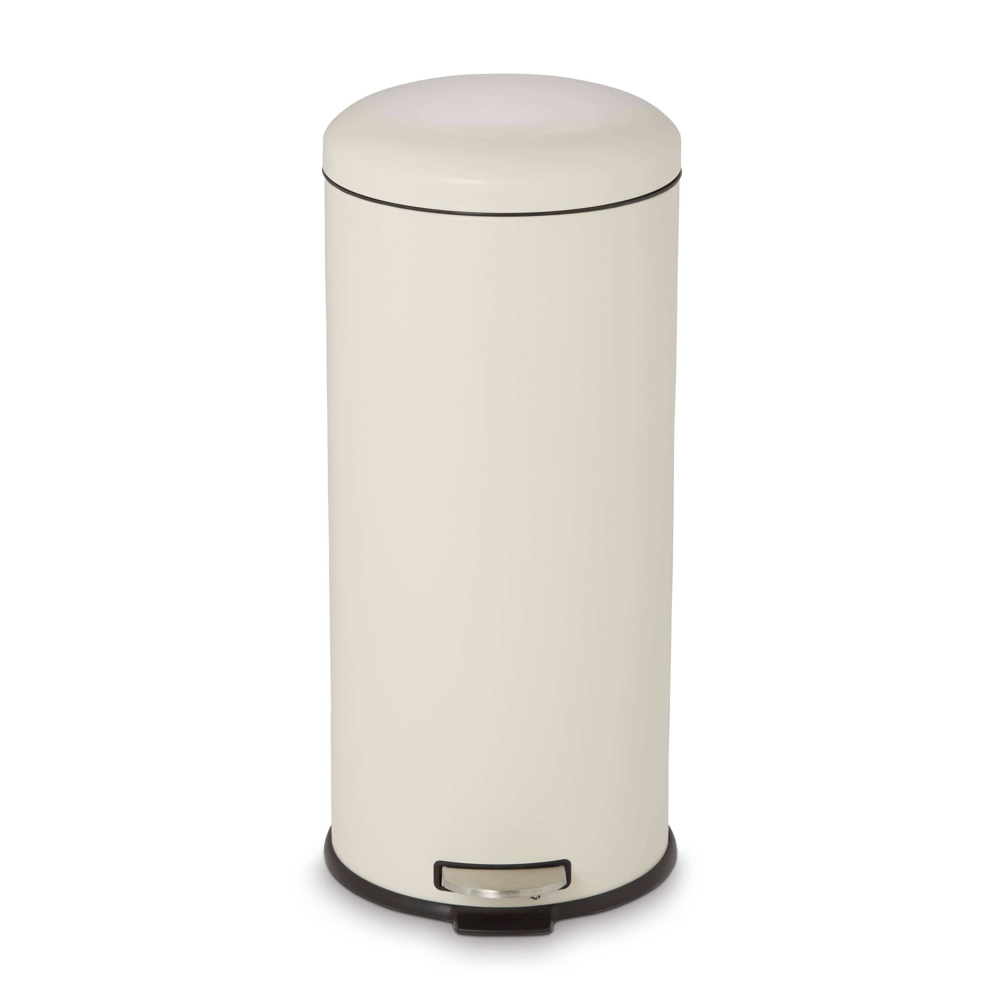 Cooke & Lewis Tupelo Cream Round Freestanding Kitchen Bin, 30L Price Comparisons | Compare The Build